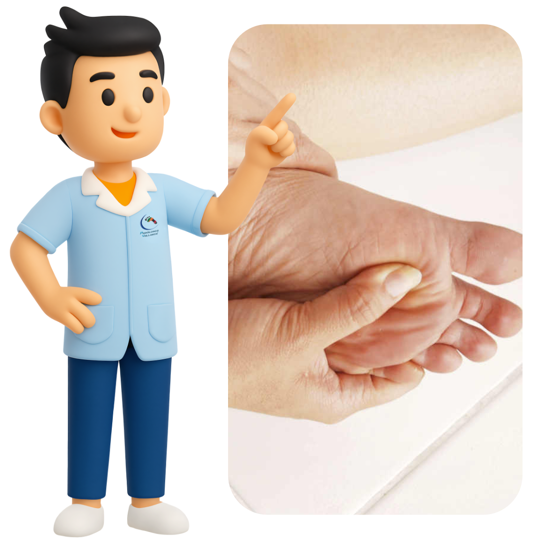 Dr Sobapie realizando valoración podológica